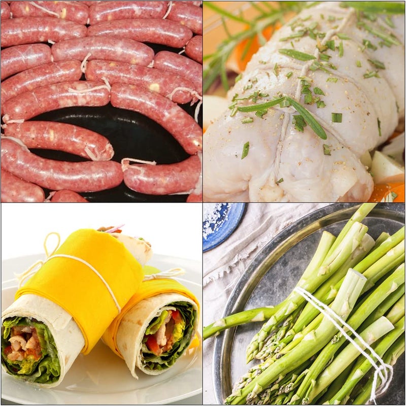 Vivifying Butchers Twine, 2pcs x 328 Feet 3Ply Cotton Bakers Twine, Food Safe Cooking String for Tying Meat, Making Sausage, Trussing Turkey, Roasting and Packing (Beige) - Image 4